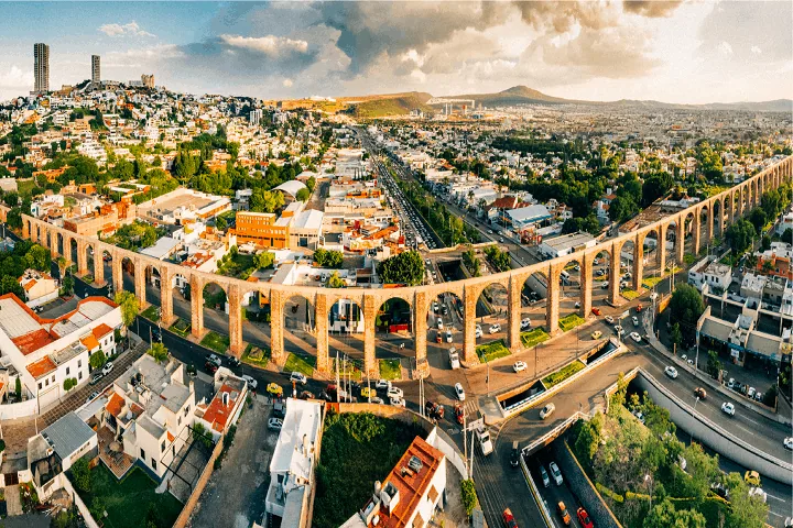 Vista representativa de Querétaro